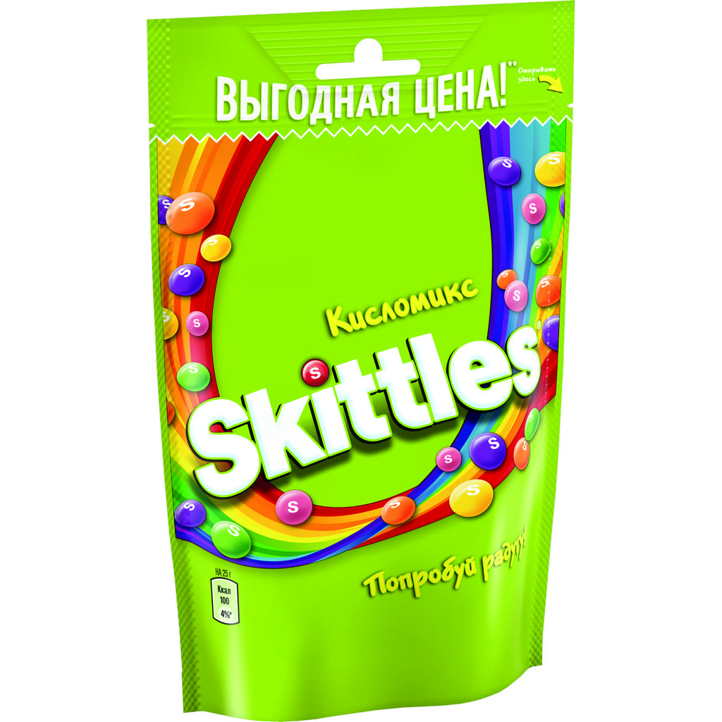 Драже Skittles 70г кисломикс в сахарной глазури ригли